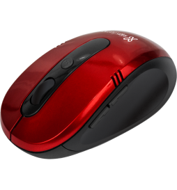 KLIPXTREME MOUSE OPTICO 1600DPI 3D INALAMBRICO 6 BOTONES ROJO (KMW-330RD)